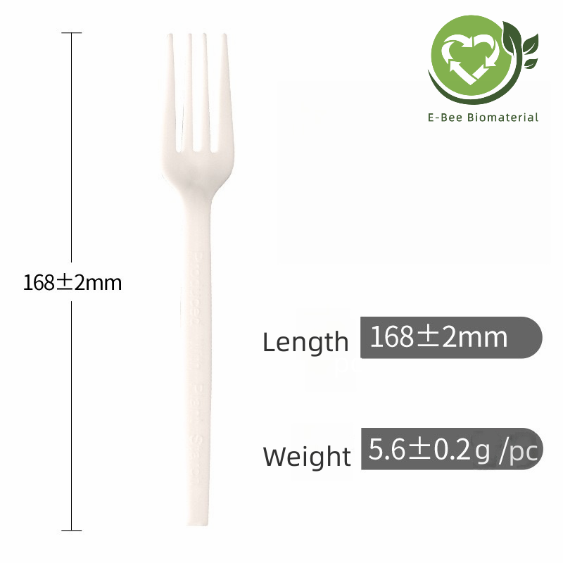 Disposable Fork Utensils Cutlery Set Biodegradable Plant-Based